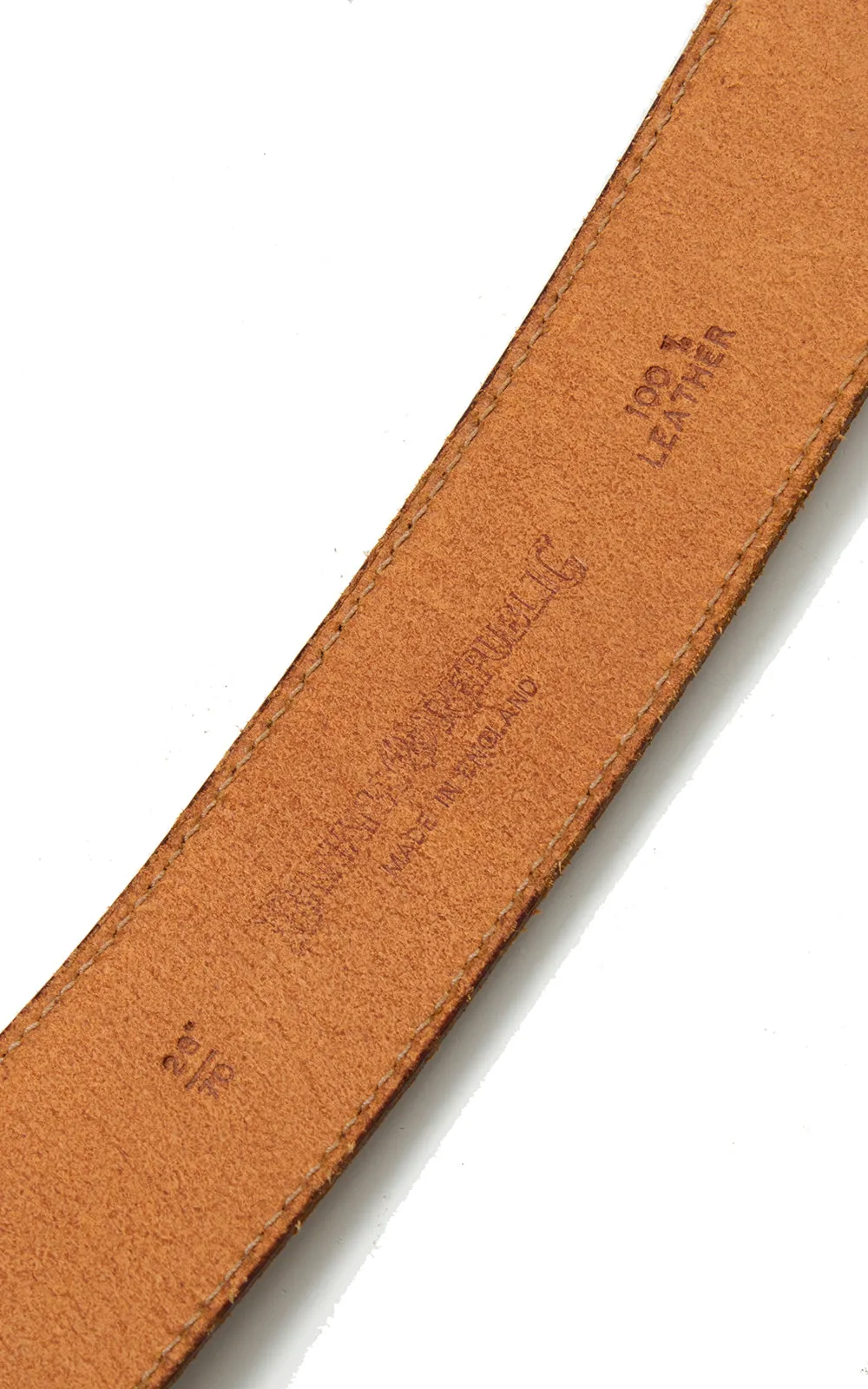 1970s Asymmetrical Leather Cinch Belt | medium