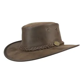 Barmah Foldaway Bronco Hat Dark Brown