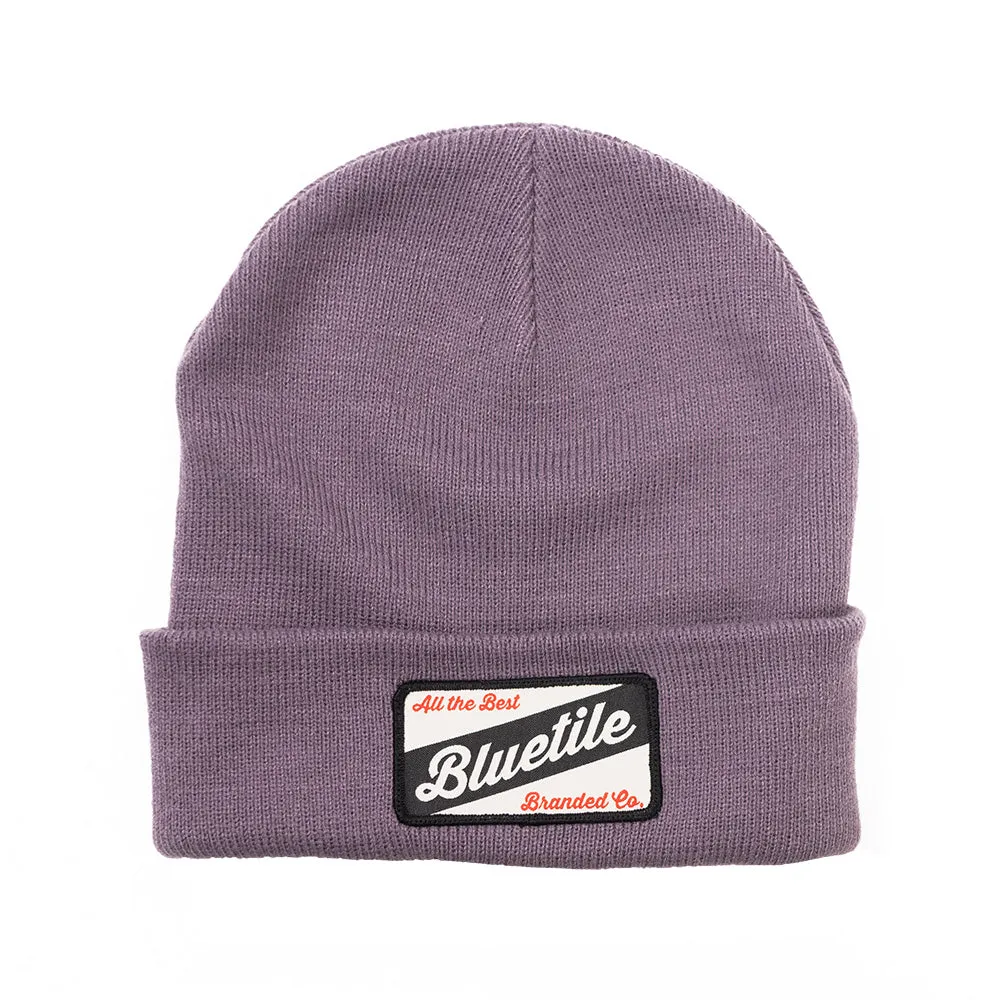 BLUETILE CRAFT PATCH BEANIE MAUVE