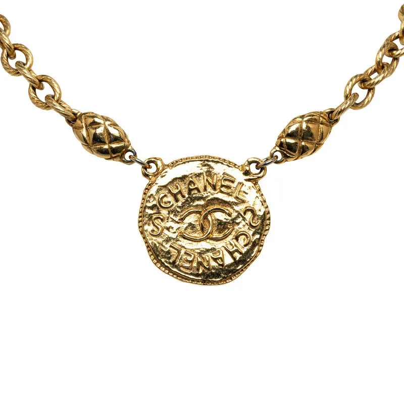 Chanel Coco Coin Necklaces G   Chanel