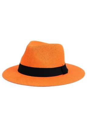 Colorful Wide Brim Panama Hat