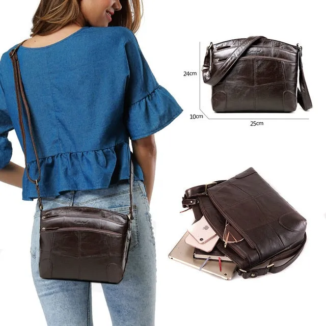 Genuine Leather Bag Female Small Women Handbags 2019
