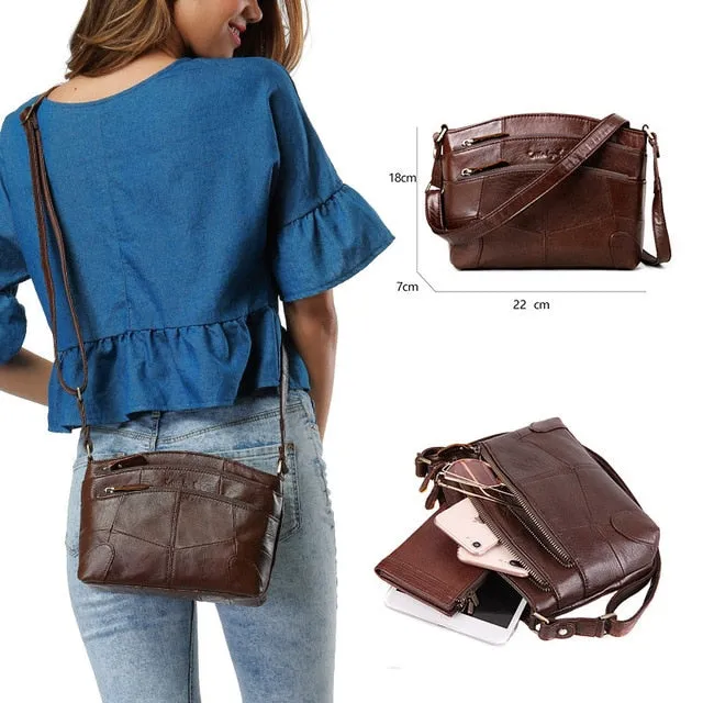 Genuine Leather Bag Female Small Women Handbags 2019