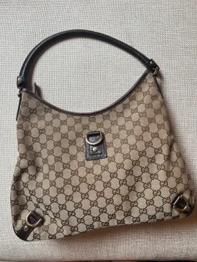 Gucci Abbey Signature Shoulder Bag