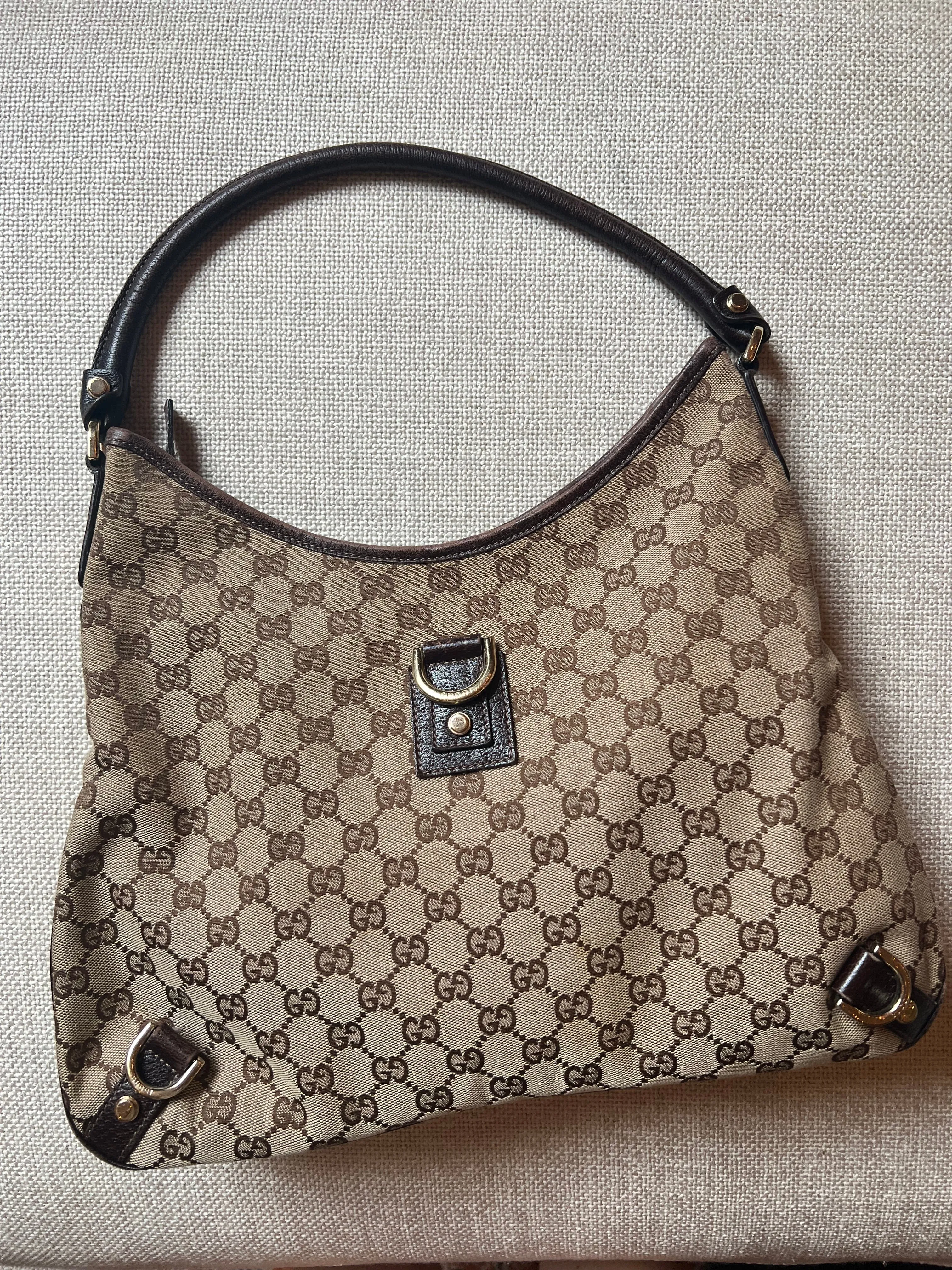 Gucci Abbey Signature Shoulder Bag