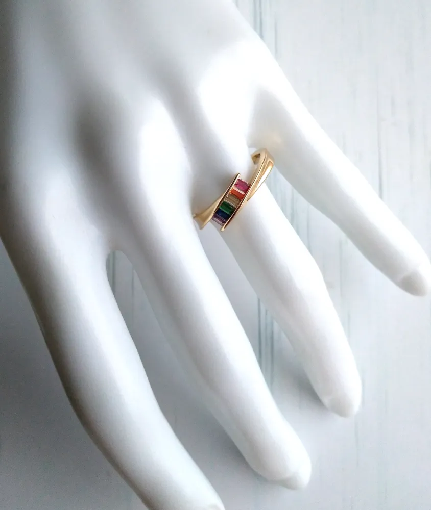 Half Spiral Ring
