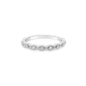 Marquise Stackable Band