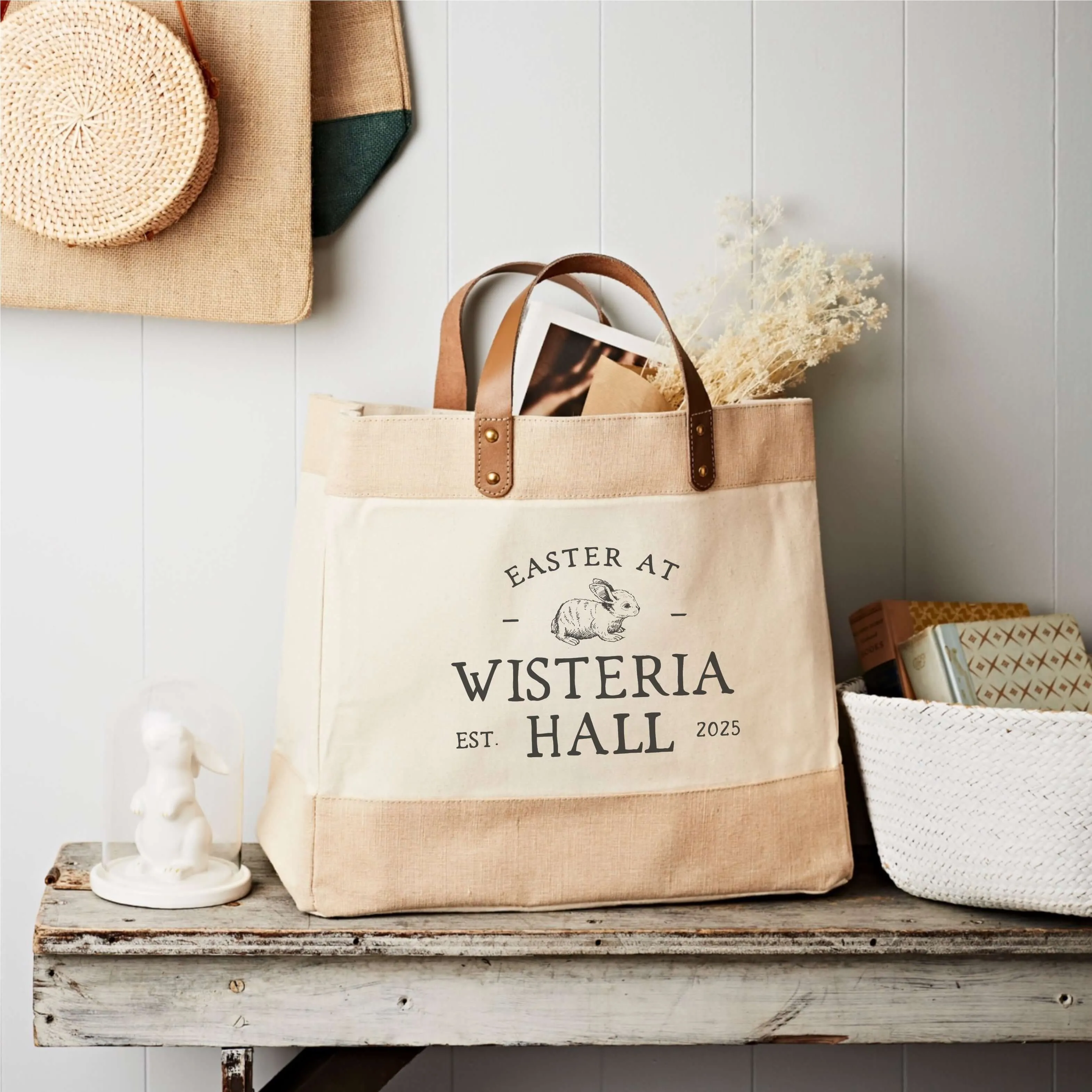 Personalised Easter Market Tote - Canvas