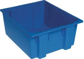 Quantum SNT225 Stack & Nest Totes, 19.5" x 23.5" x 10"