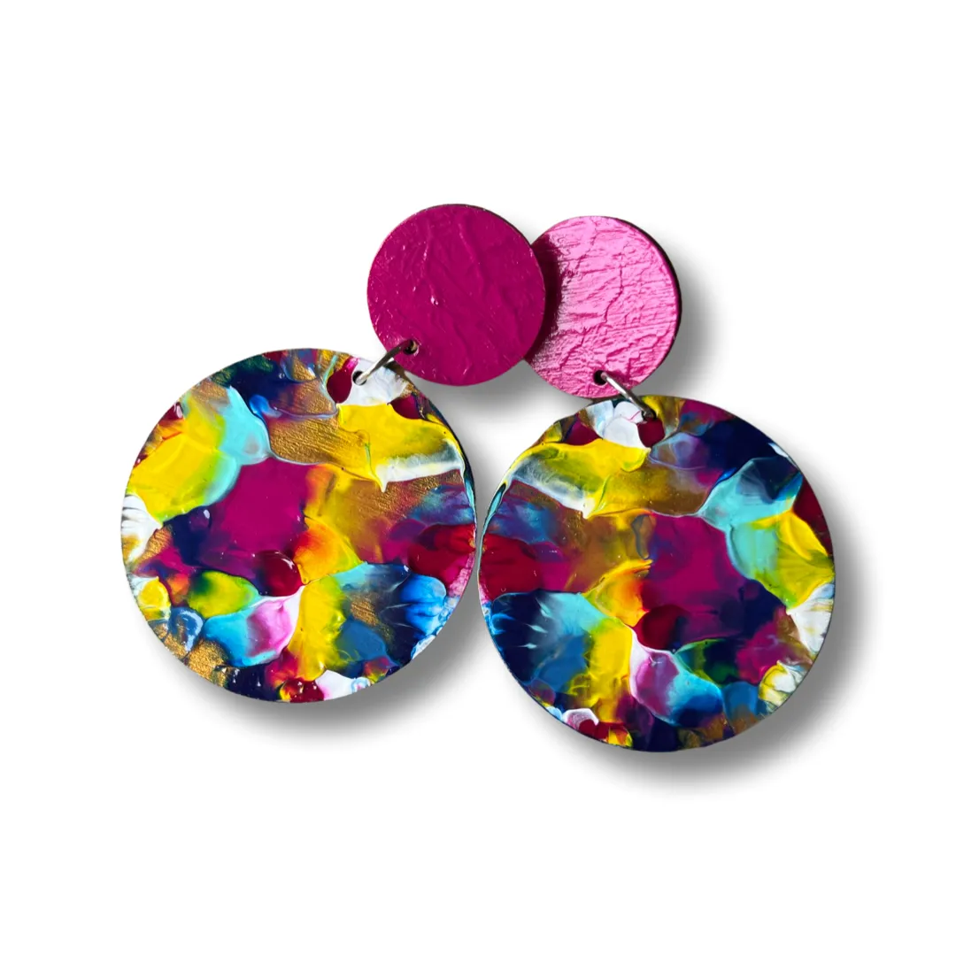 Rainbow 🌈 Pop Statement Dangles